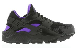 black and purple huaraches